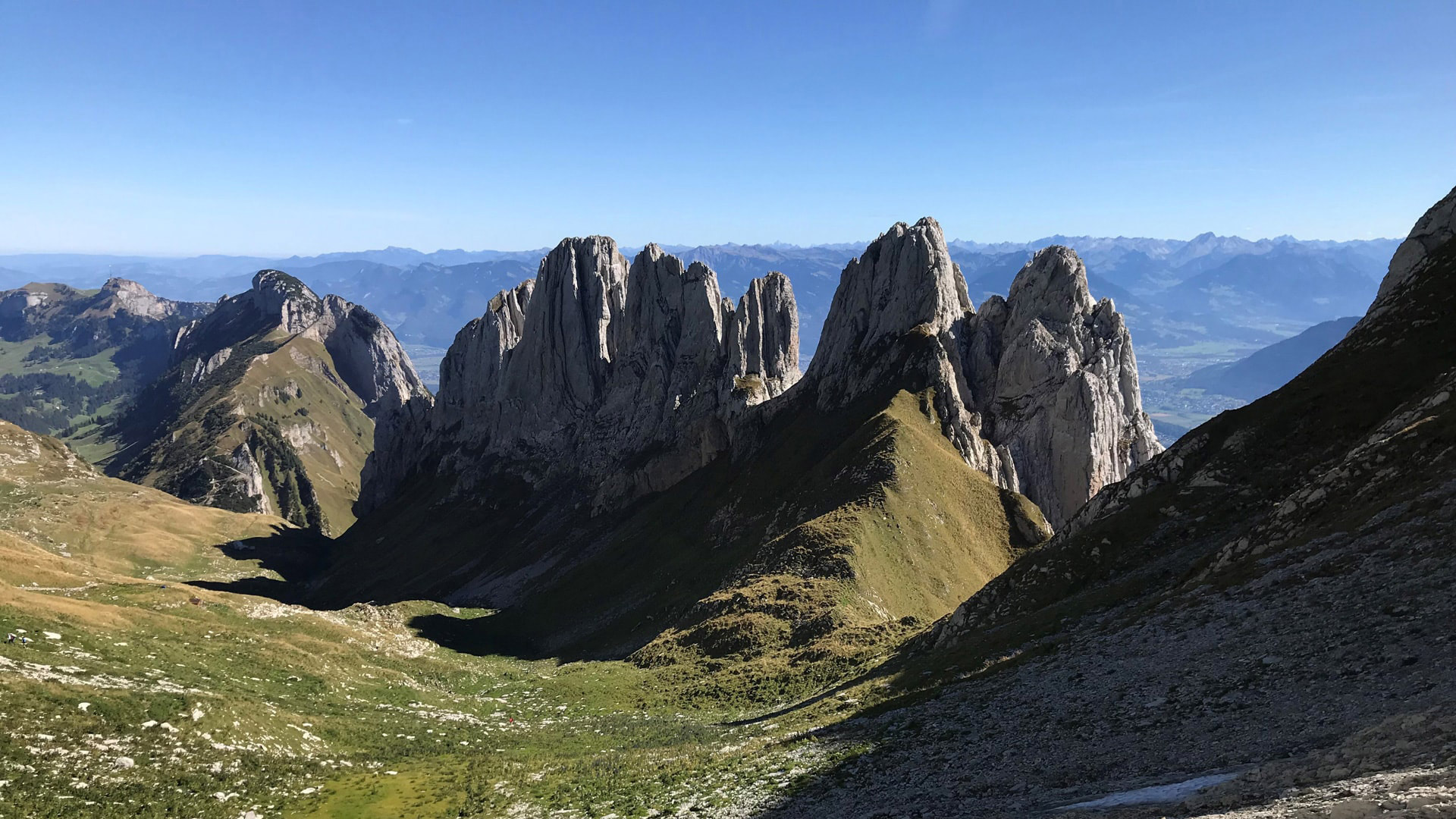 Mountains and the sky