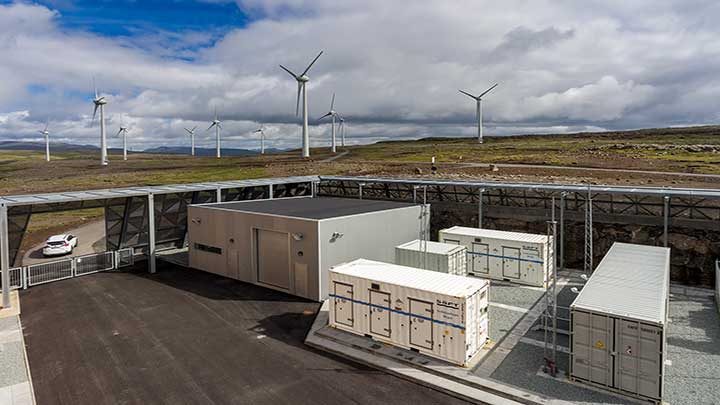 hybrid energy system installed on the Faroe Island
