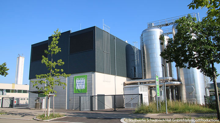 CHP plant of Schwäbisch Hall Municipal Utilities