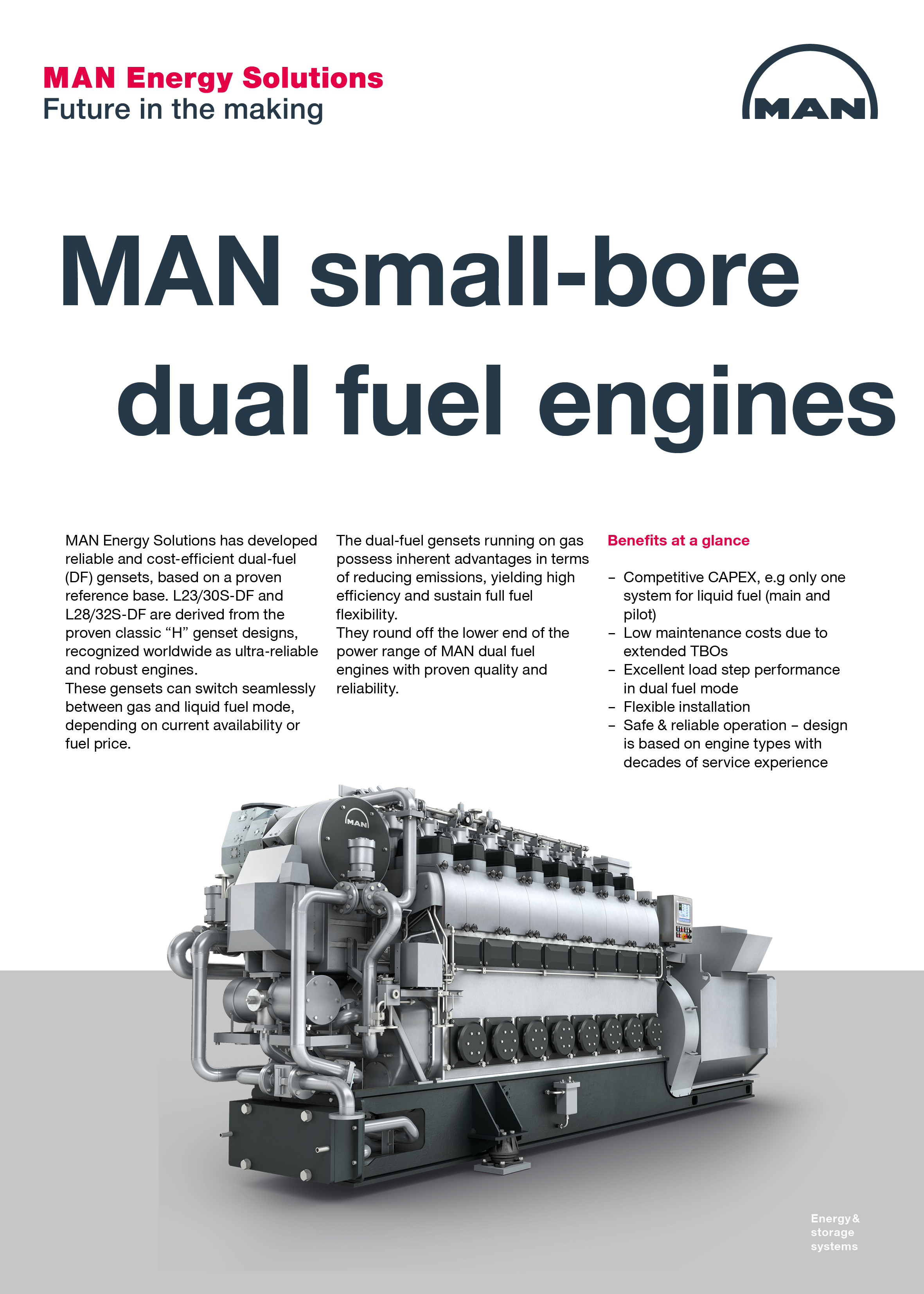 Dual Fuel Engines Man Energy Solutions