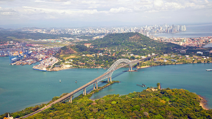 Image arial view of Panama