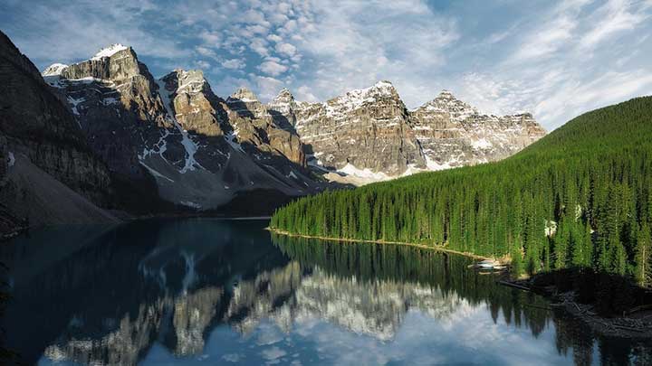 Landscape fjord scandinavia