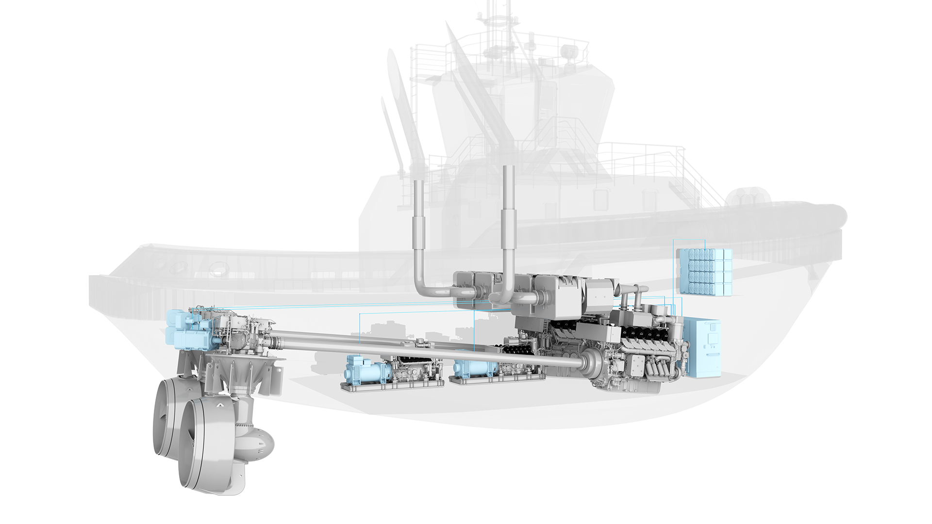 Hybrid propulsion MAN hybrid propulsion