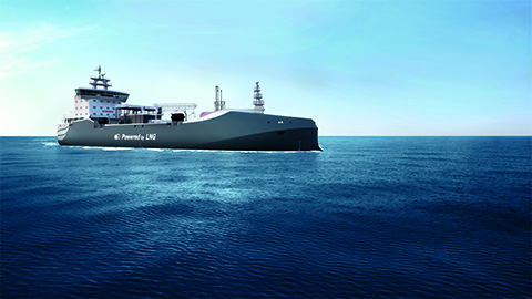 LNG feeder and bunker vessels