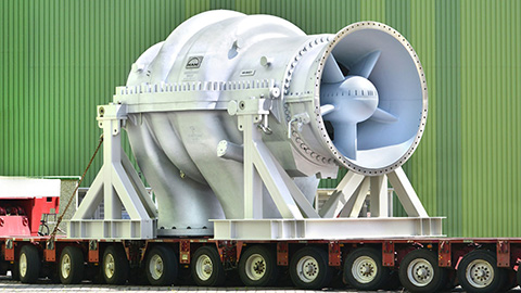 Installation of large air separation unit in China